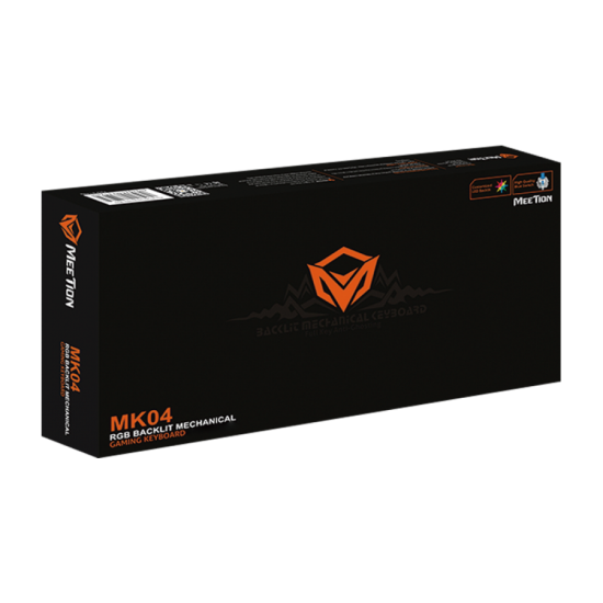 MeeTion MT-MK04 TKL RGB Backlit Mechanical Gaming Keyboard (Blue Switch )